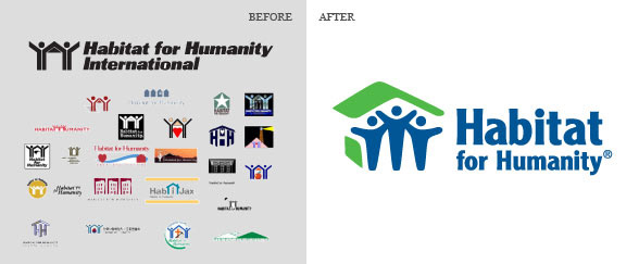 Words by Design - Habitat for Humanity global logo redesign