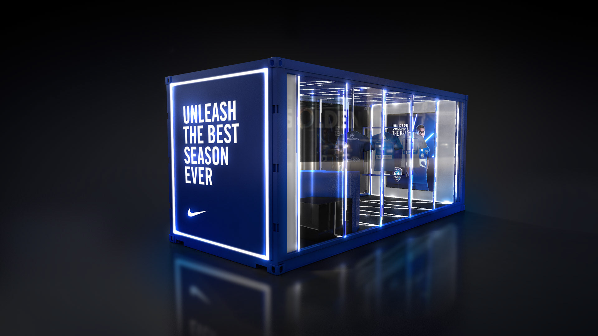 Salvador Pombo - Nike mobile pop-up store