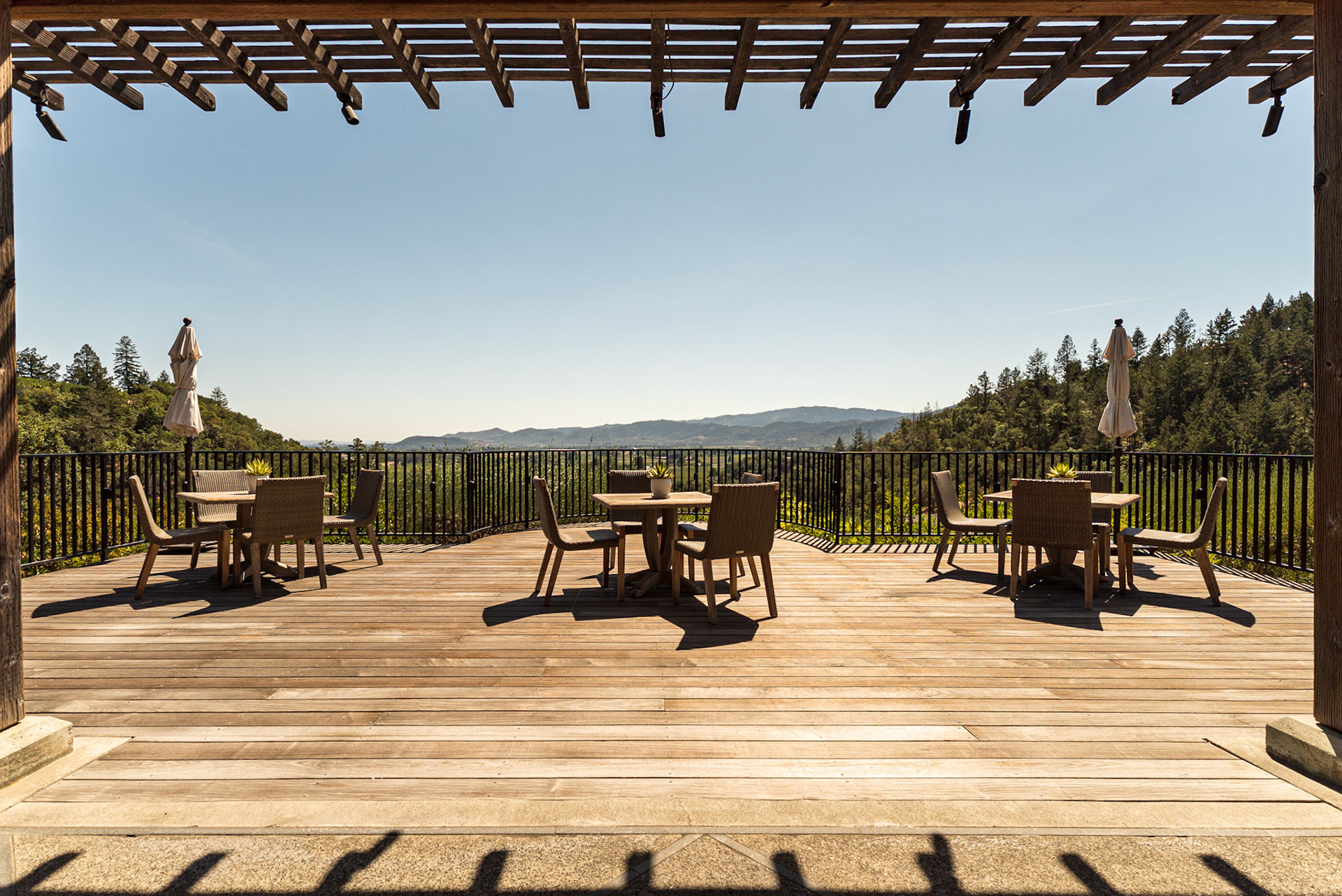 Quiet terrace moments overlooking California wine country at Auberge du Soleil. Editorial-style travel photography from Napa Valley. Explore more at dyoon.space.