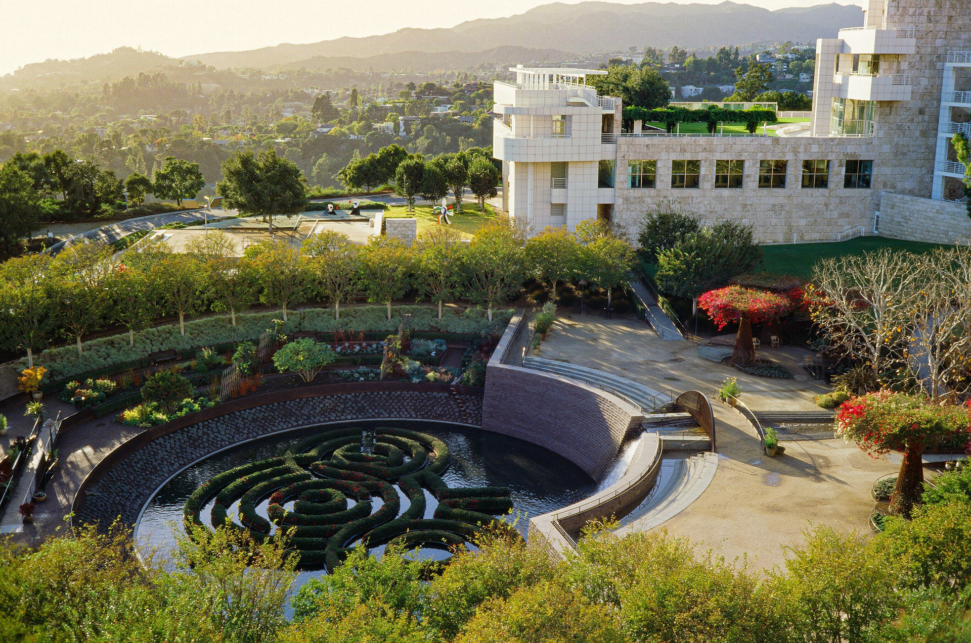 Getty Center captured on film. Explore the full series at dyoon.space.