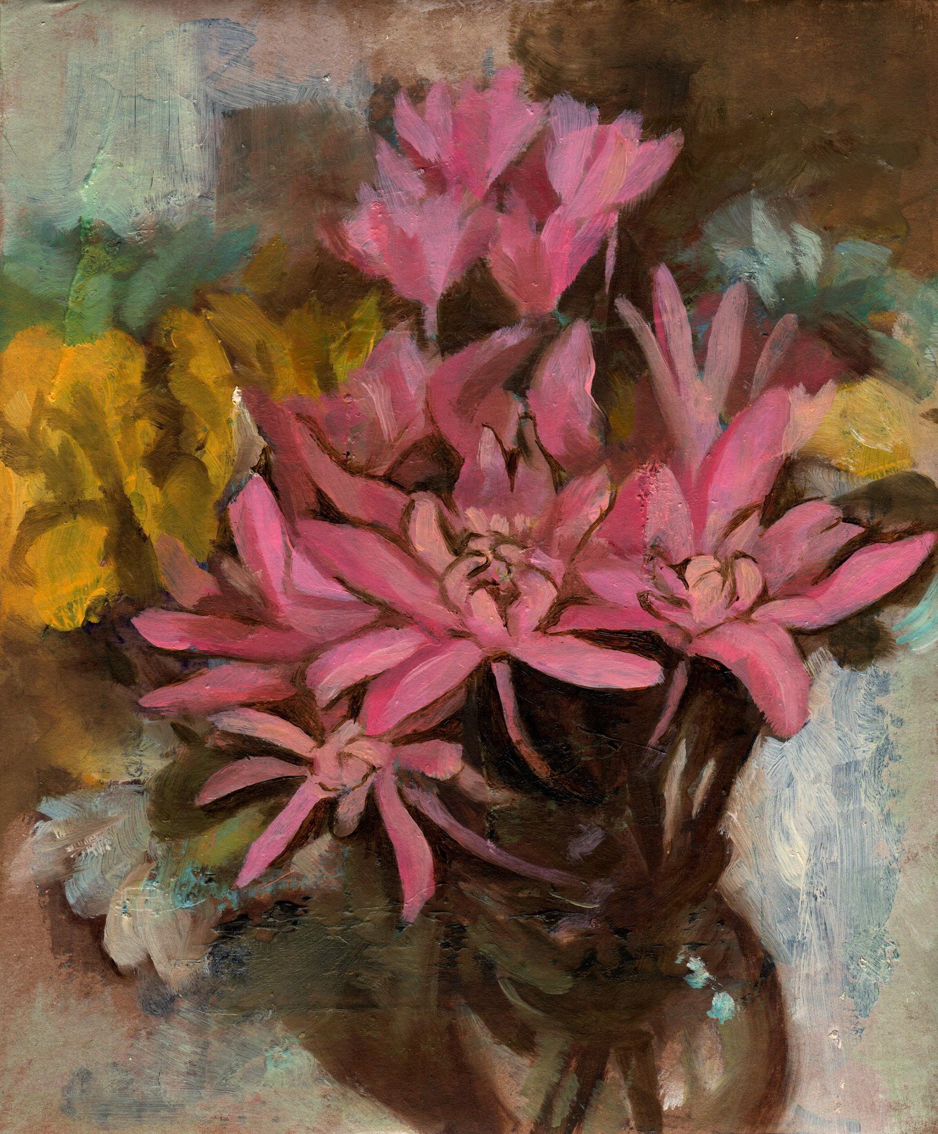 Easter Flowers, 2023, 7 x 9