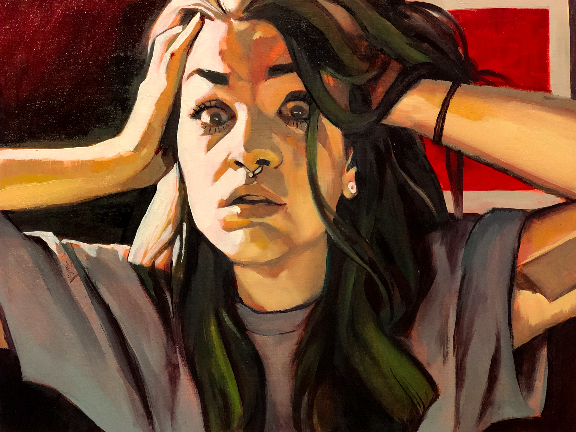 Desperate, 2021, 12 x 16