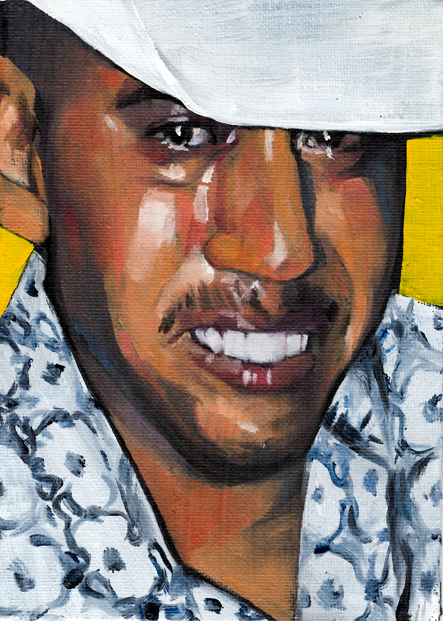 Sad Cowboy, 2021, 5 x 7