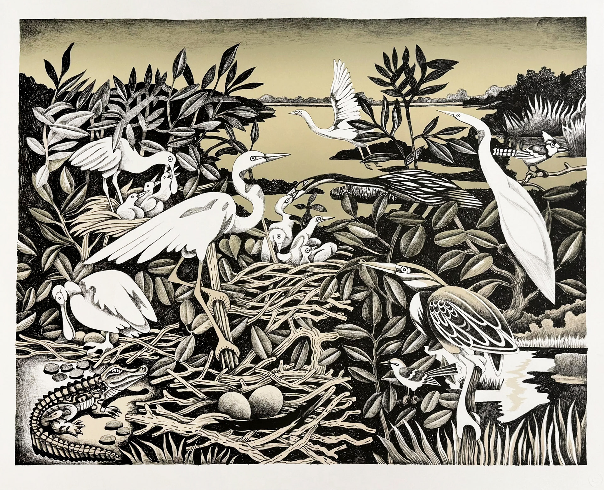 Alternate version printed with 3 plates (brown, sky, and key)
