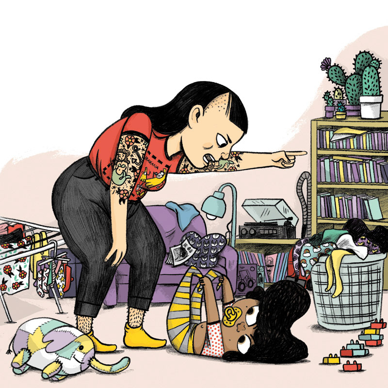 Illustration for Gulliga lillebro 2019, written by Moa Eriksson Sandberg