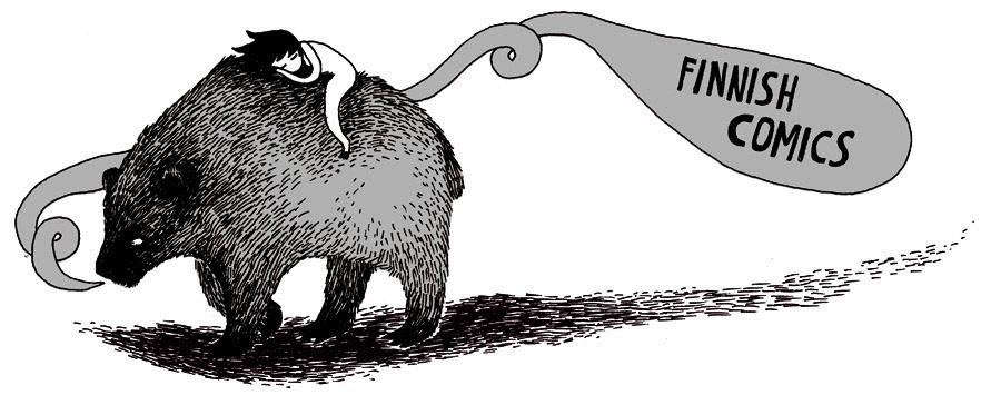 Illustration for the Finnish comics society, 2009