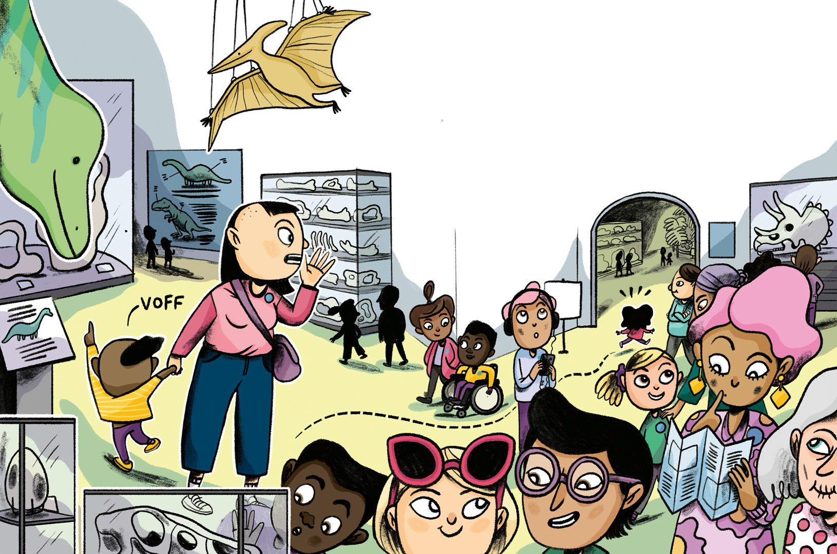 Illustration for Dorran och dinosarna 2022, written by Moa Eriksson Sandberg