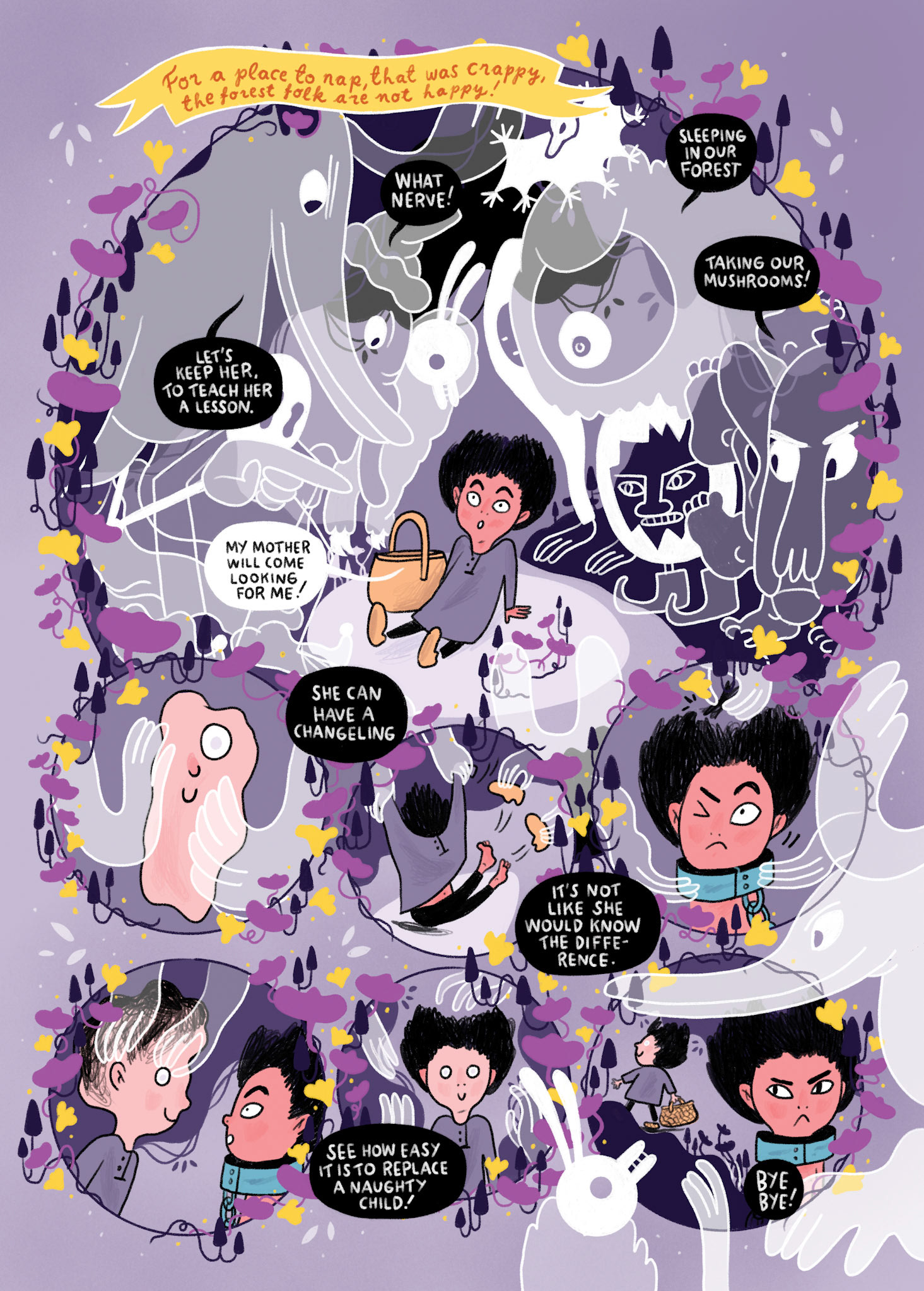An extract from an anthology comic - Kulkælderen #6