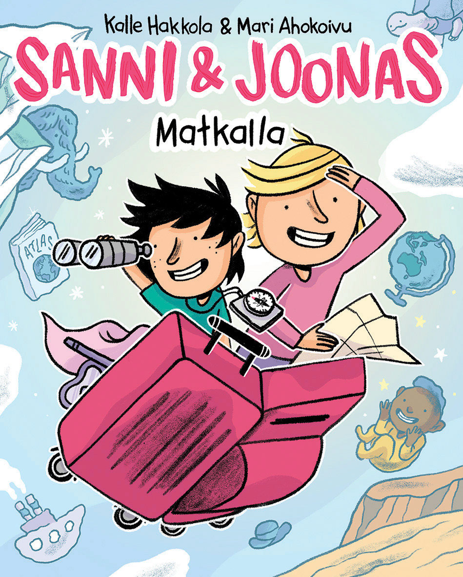 Children's comic Sanni & Joonas matkalla