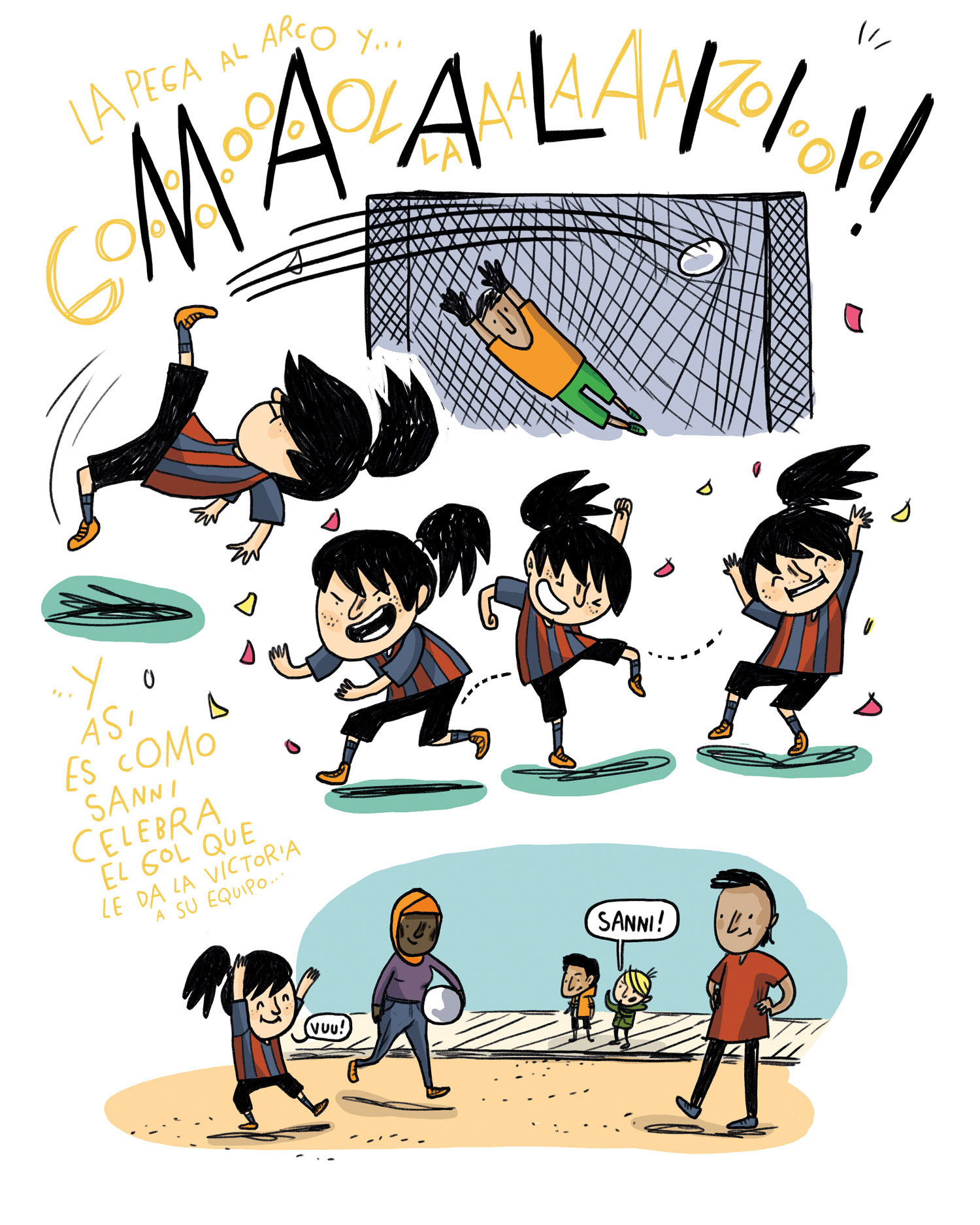 Children's comic Sanni & Joonas - Hugo-serkku
