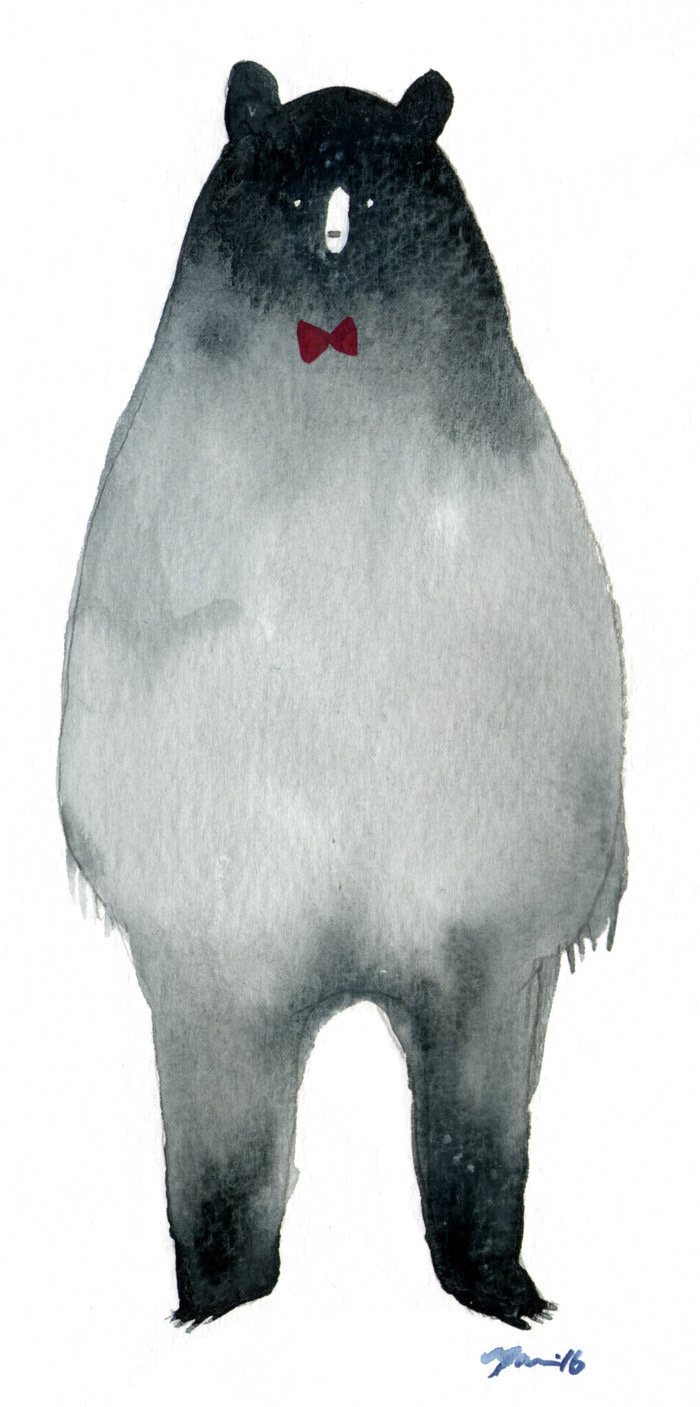 Watercolour painting, own project