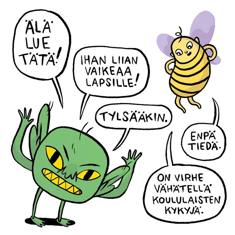 Illustration for Ihme ilmat! Children's book, written by Laura Ertimo, 2019