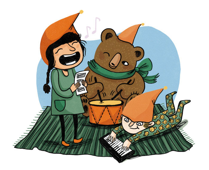 Unused christmas illustration