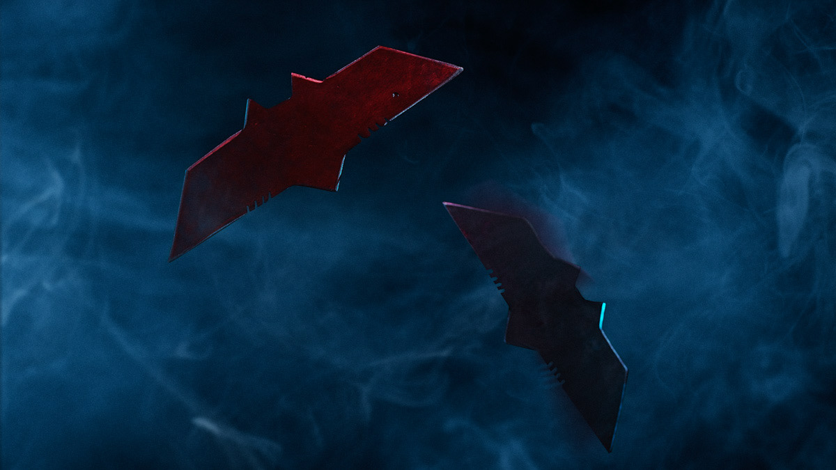 Batarangs designed by Théo Claverie