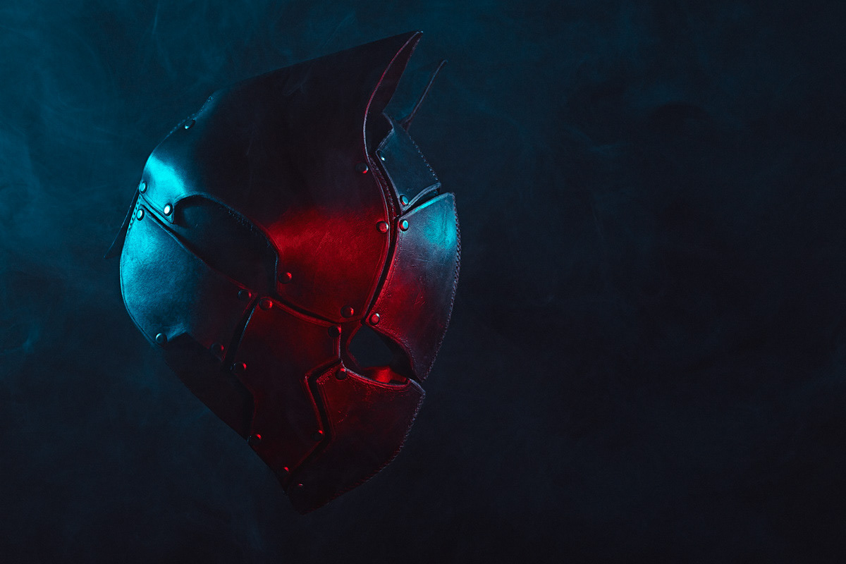 Helmet designed by Joey Rudolf