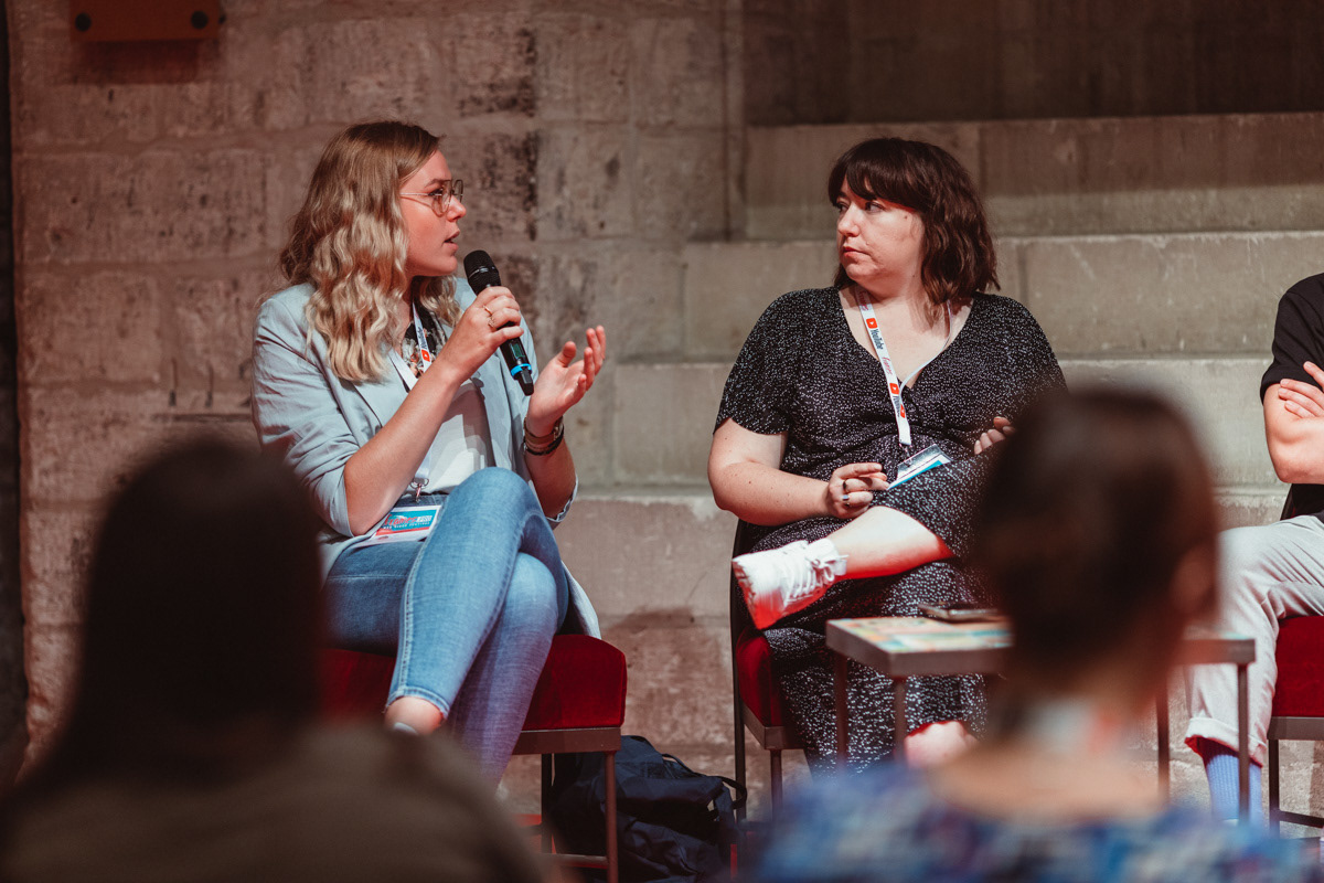 Chloé Poirel, Julie Rousson (Festival du Court-Métrage de Clermont Ferrand)