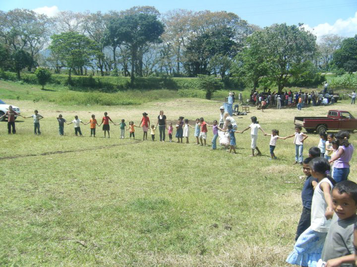 Drama games with Children's Impact Network in Honduras