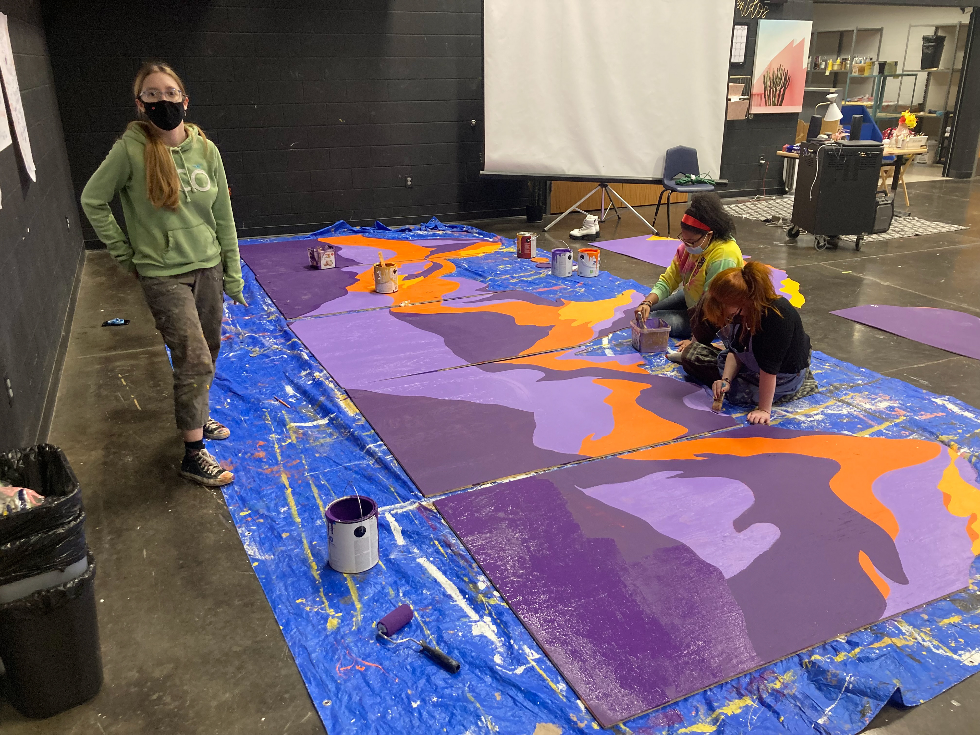 Scenic Painting - Entertainment Tech & Design Class