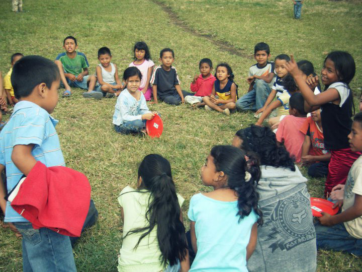 Drama games with Children's Impact Network in Honduras