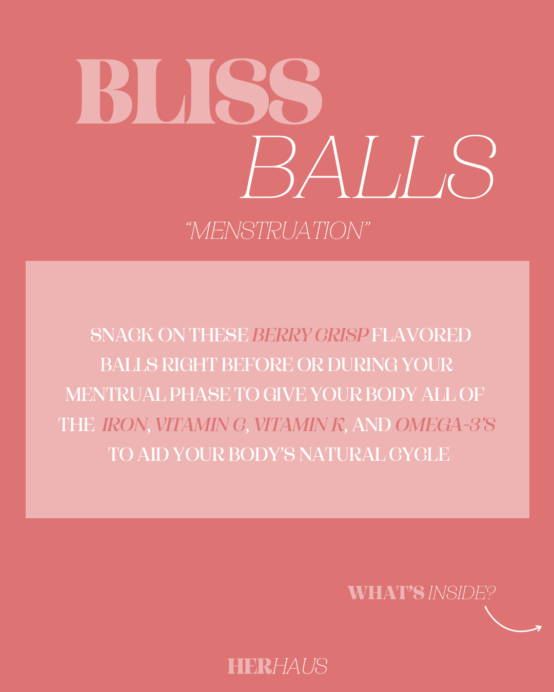 example social media post for "HER HAUS"