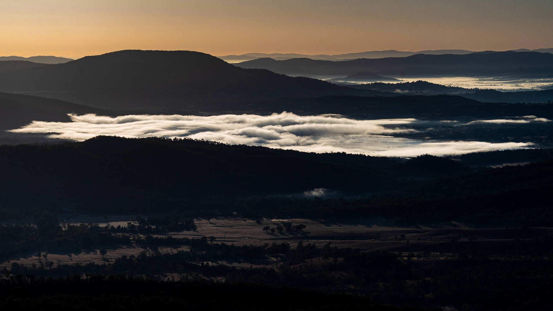 Morning Mist over Moogerah Dam