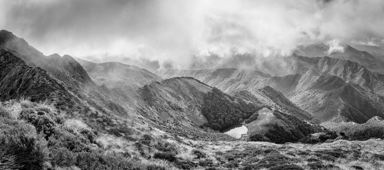 Above Ghost Lake hut.