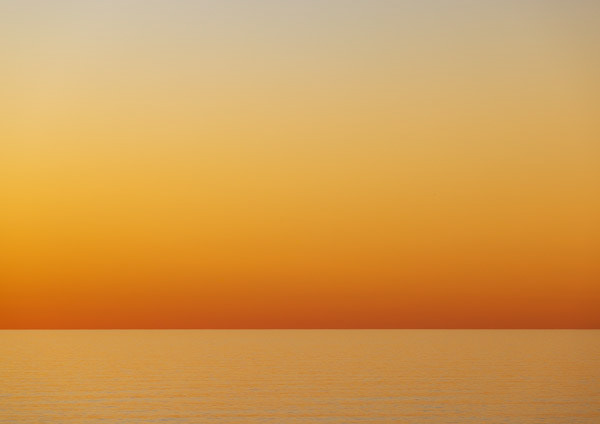 Quiet sunset #1: Peaceful, wind-still sunsets are common in winter. Looking west from Paekākāriki