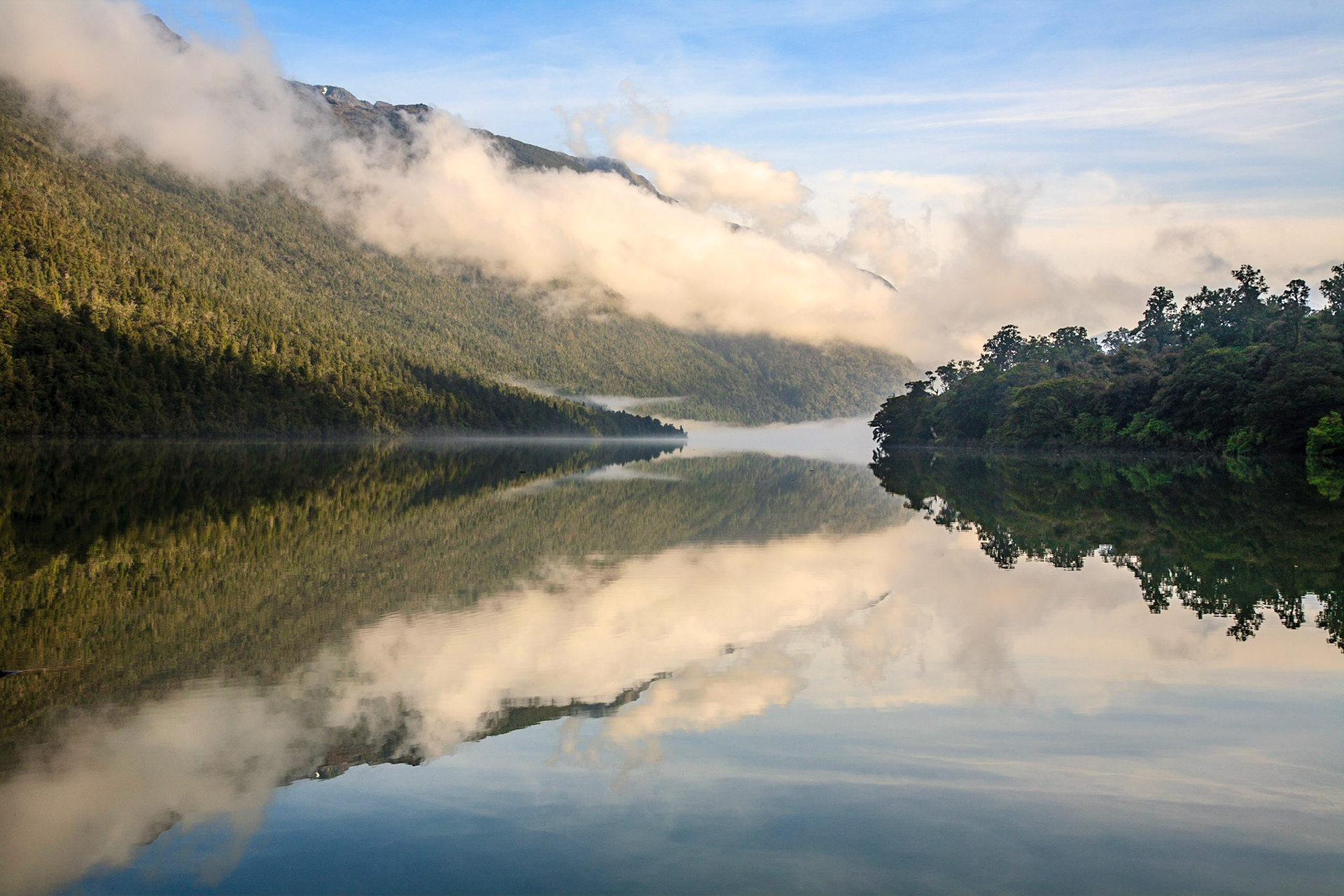 Lake Alabaster from Alabaster Hut, Fiordland NP