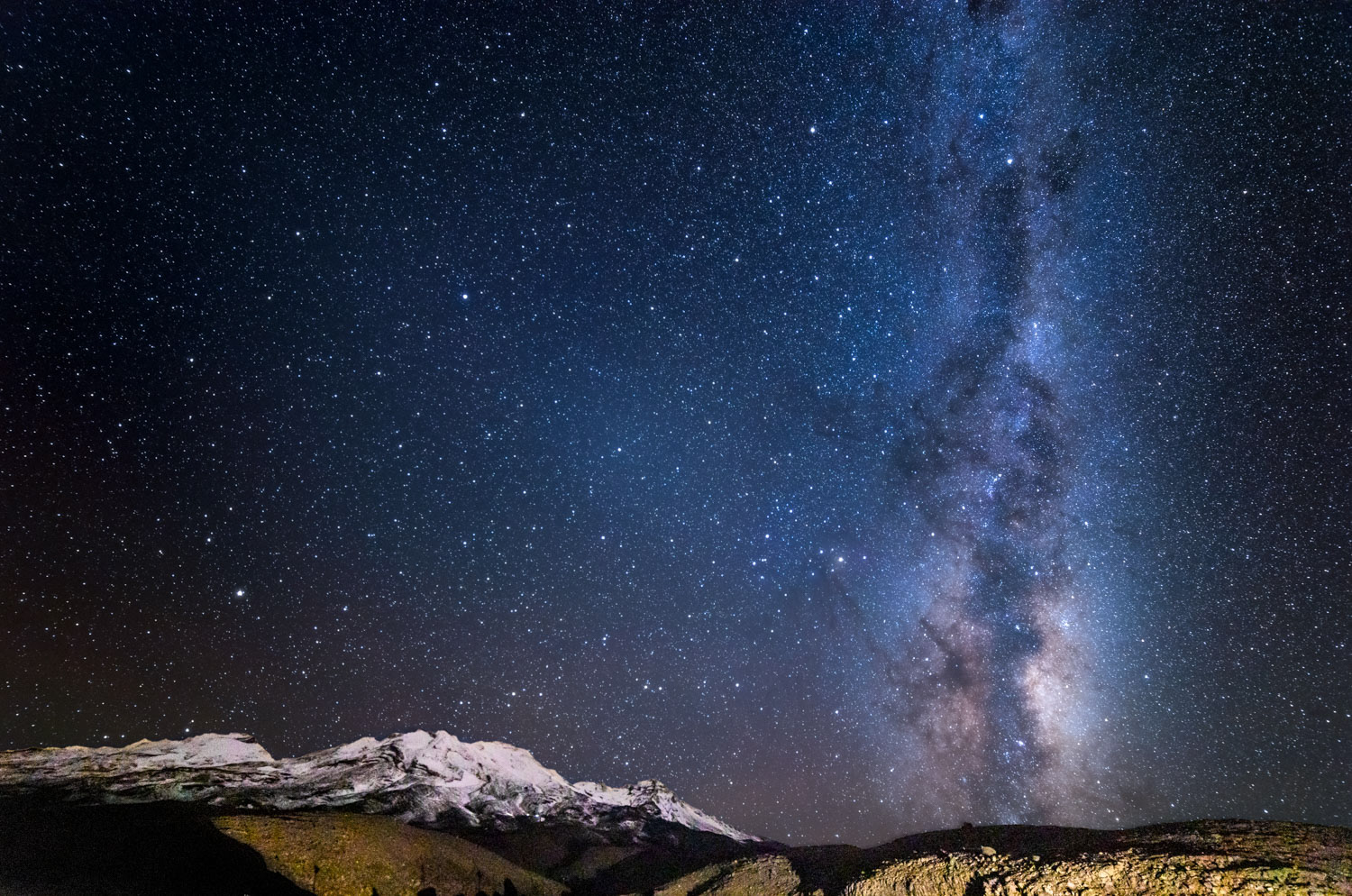 Milky Way over Mt Ruapehu