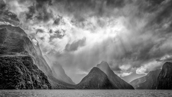 A break in the weather: In Milford Sound