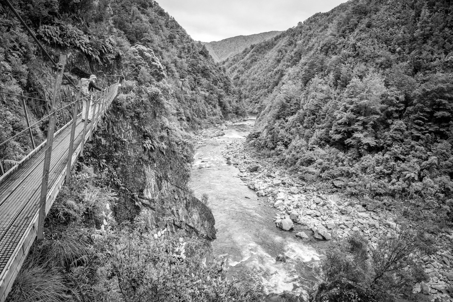 Mokihinui River gorge - once planned for a hydro dam.