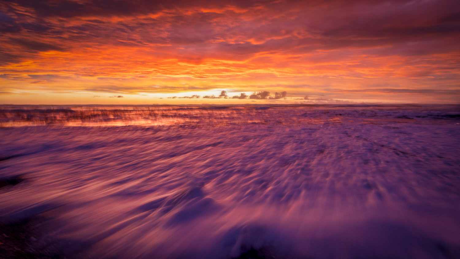 Raging surf