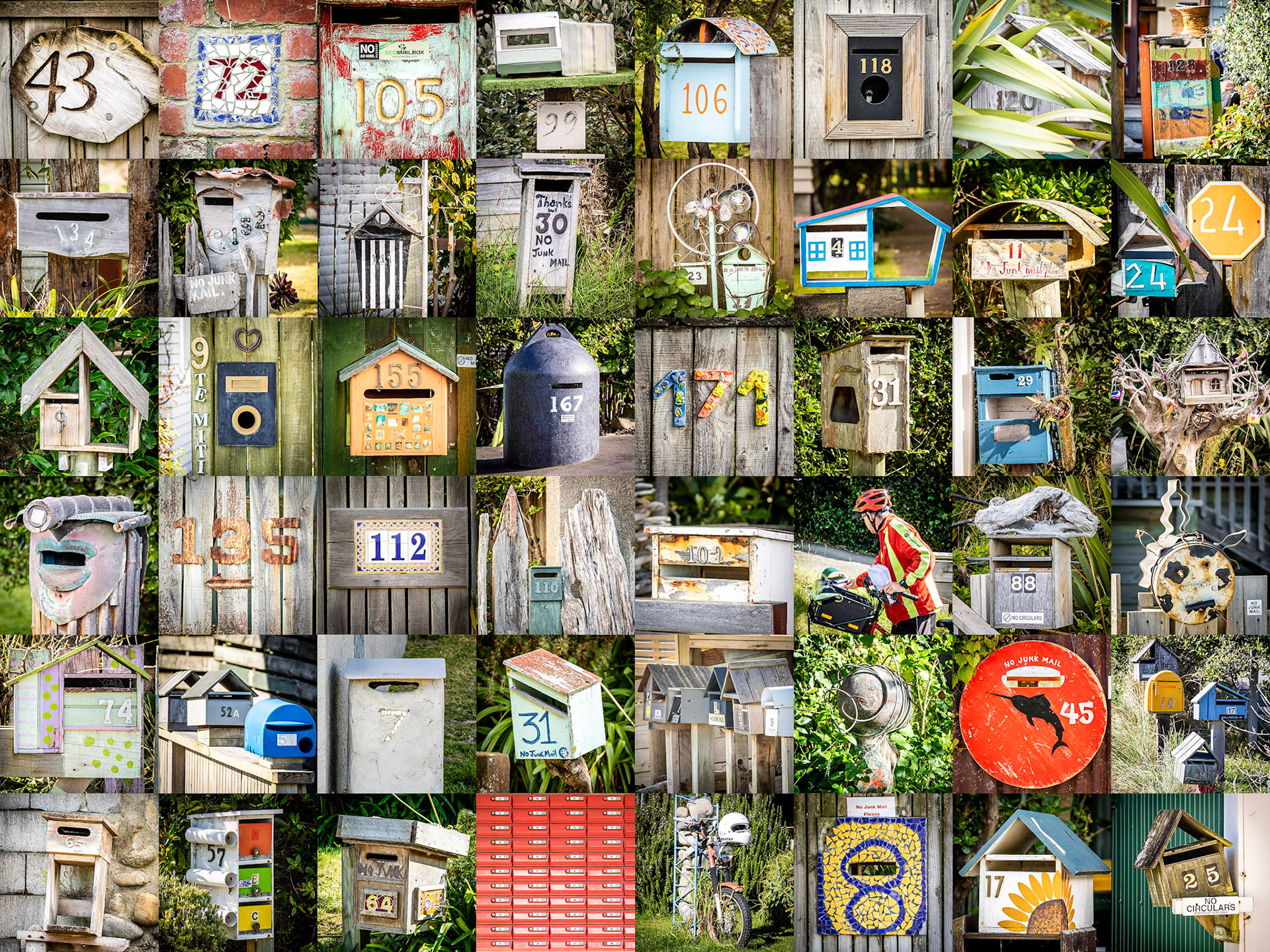 #23: Diversity in numbers I love the diversity of our village, something that is illustrated by the variety of our letterboxes.