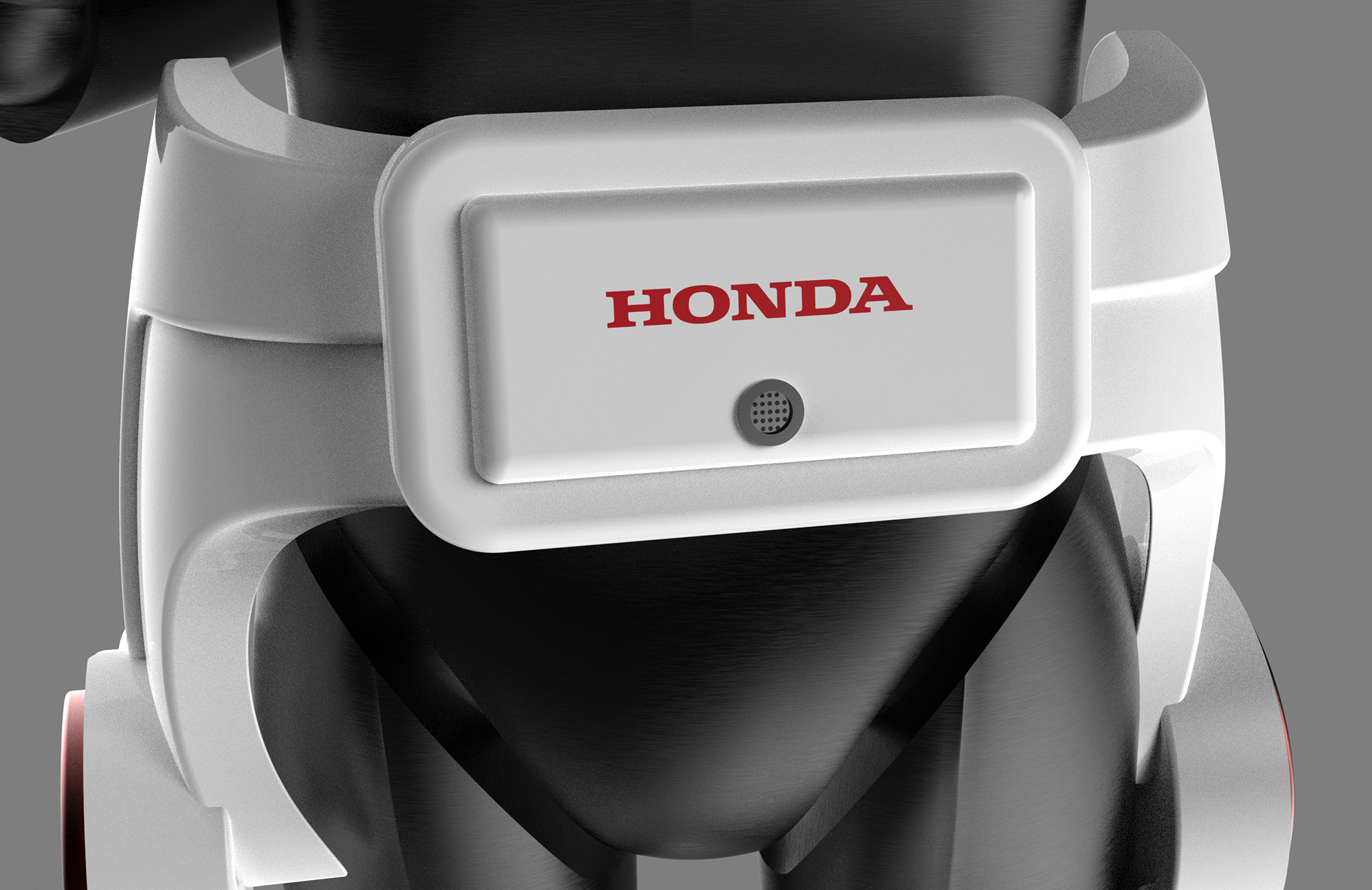 Honda Exoskeleton VBL design- back view of charging pack