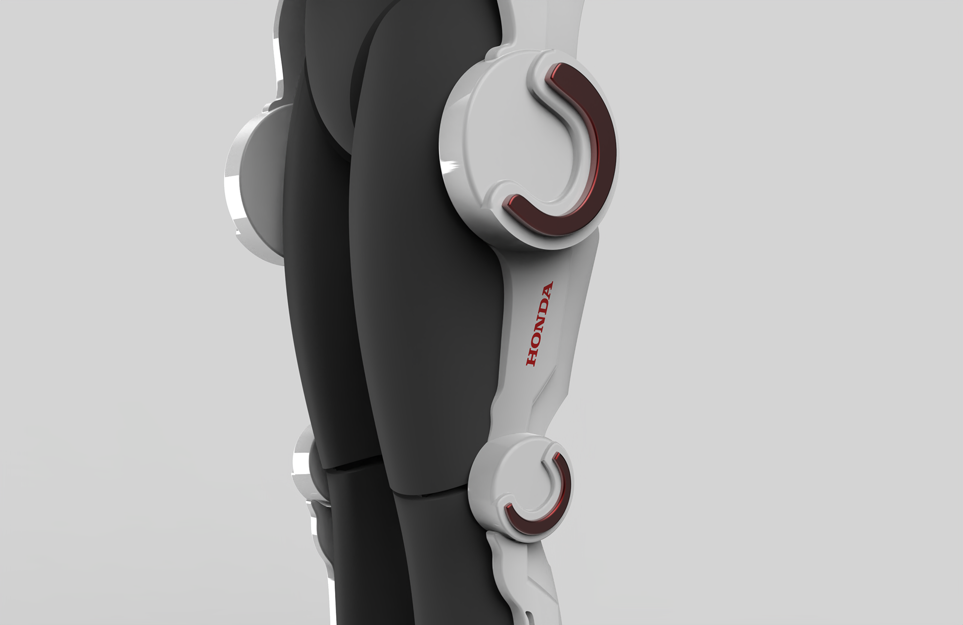 Honda Exoskeleton VBL design - 3/4 side view