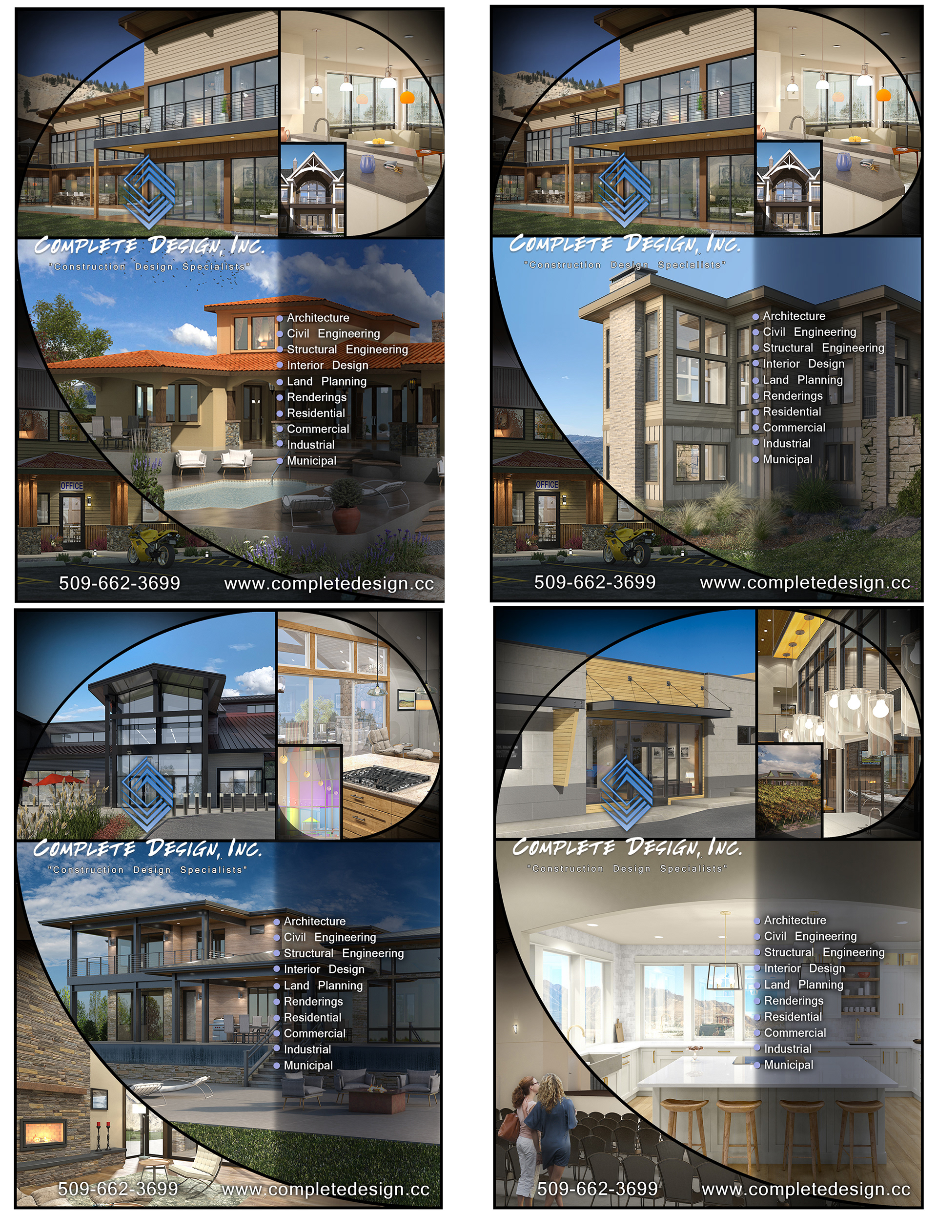 1/4 page magazine Ad variations