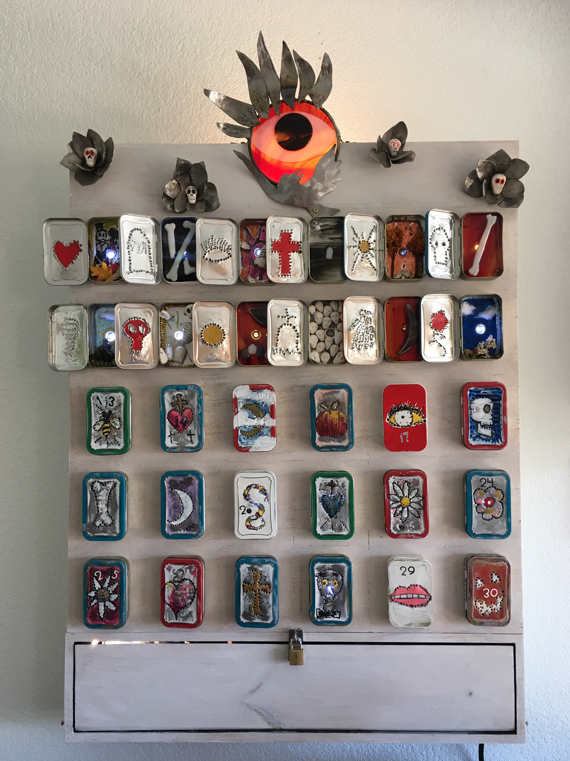 Day of the Dead advent calendar. (with Kellie von Beck)