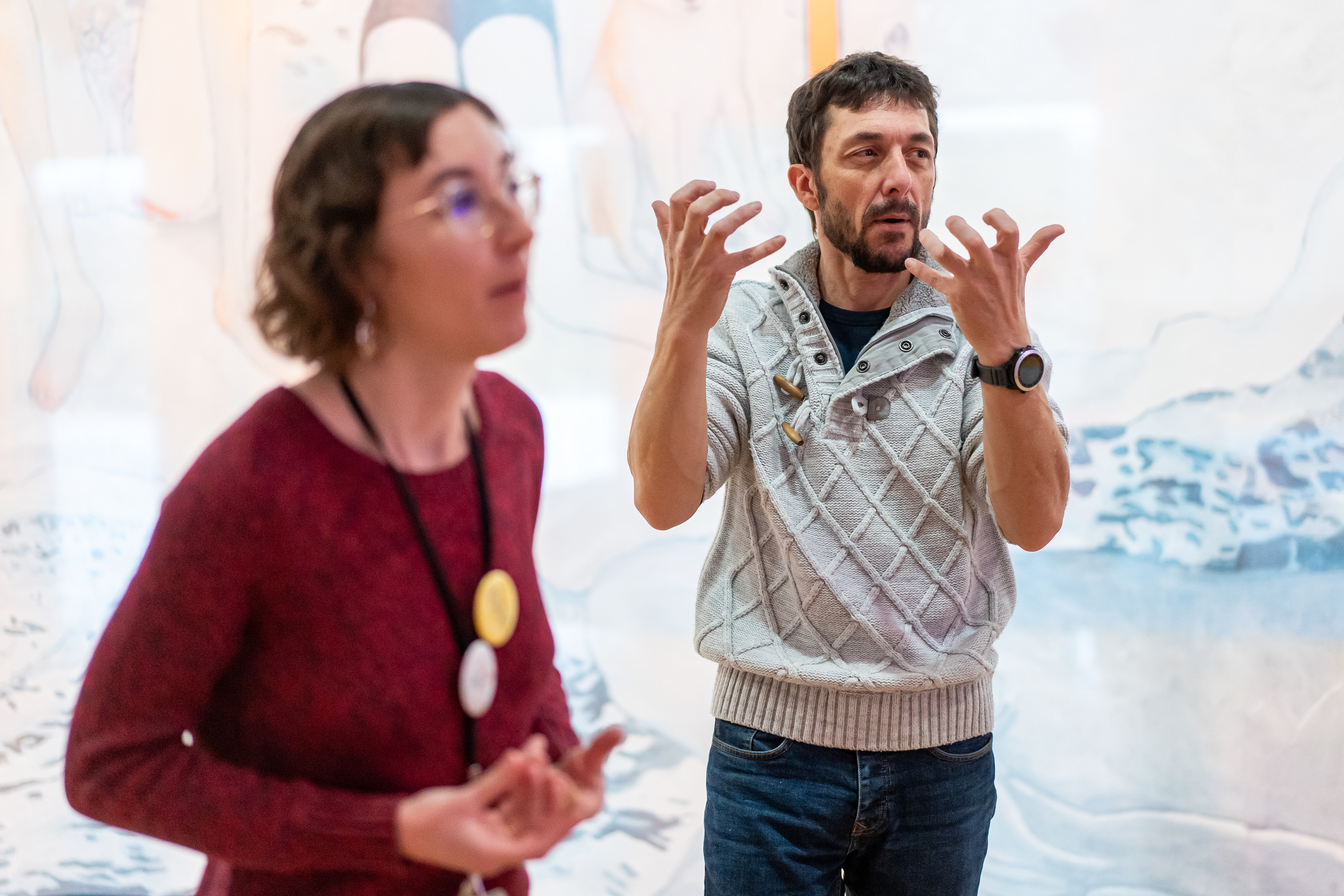 Visite commentée Musée d'art contemporain Lyon reportage LSF photographe