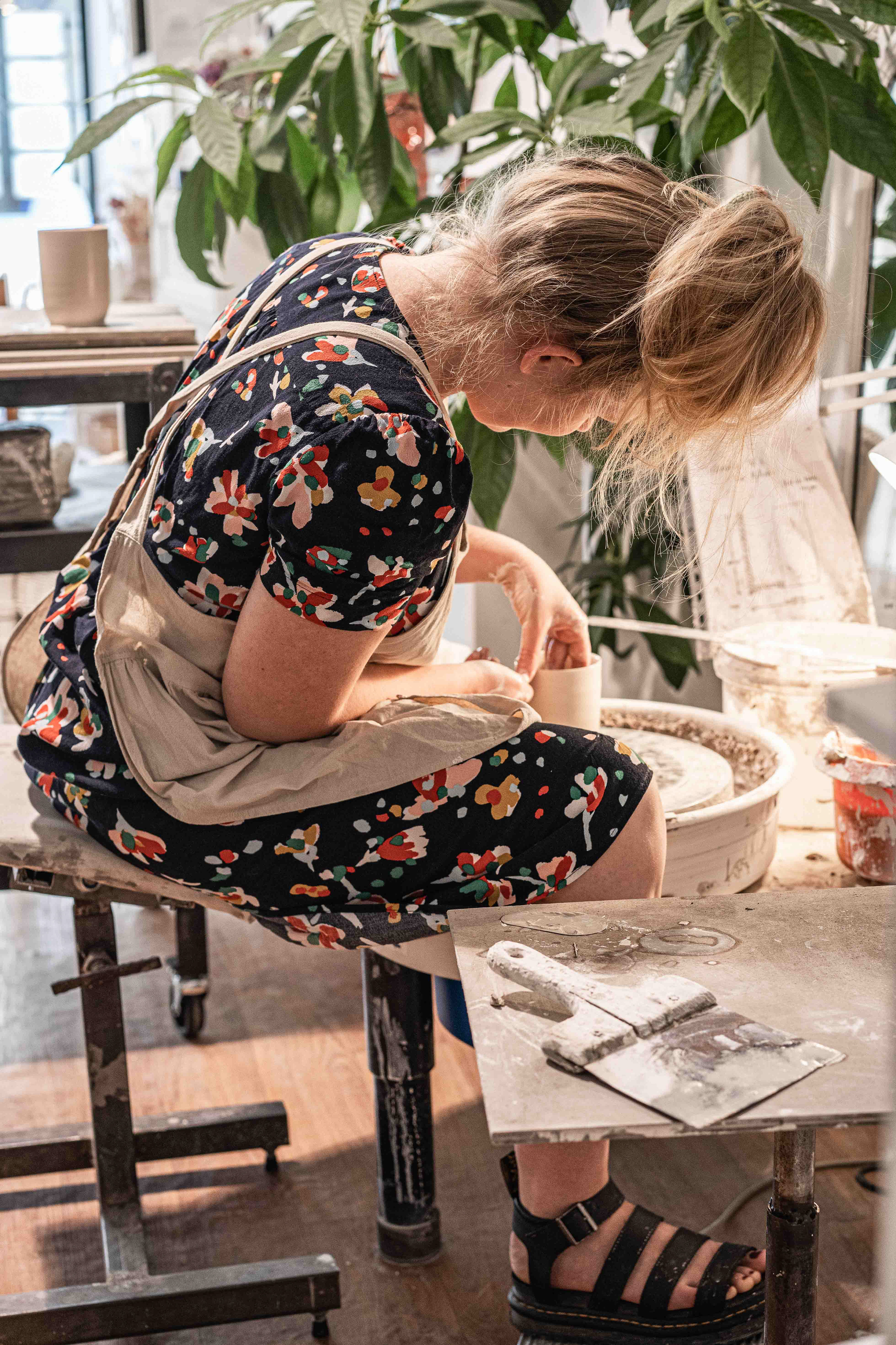 Anne-Claire Servant, céramiste, reportage Haute-Loire