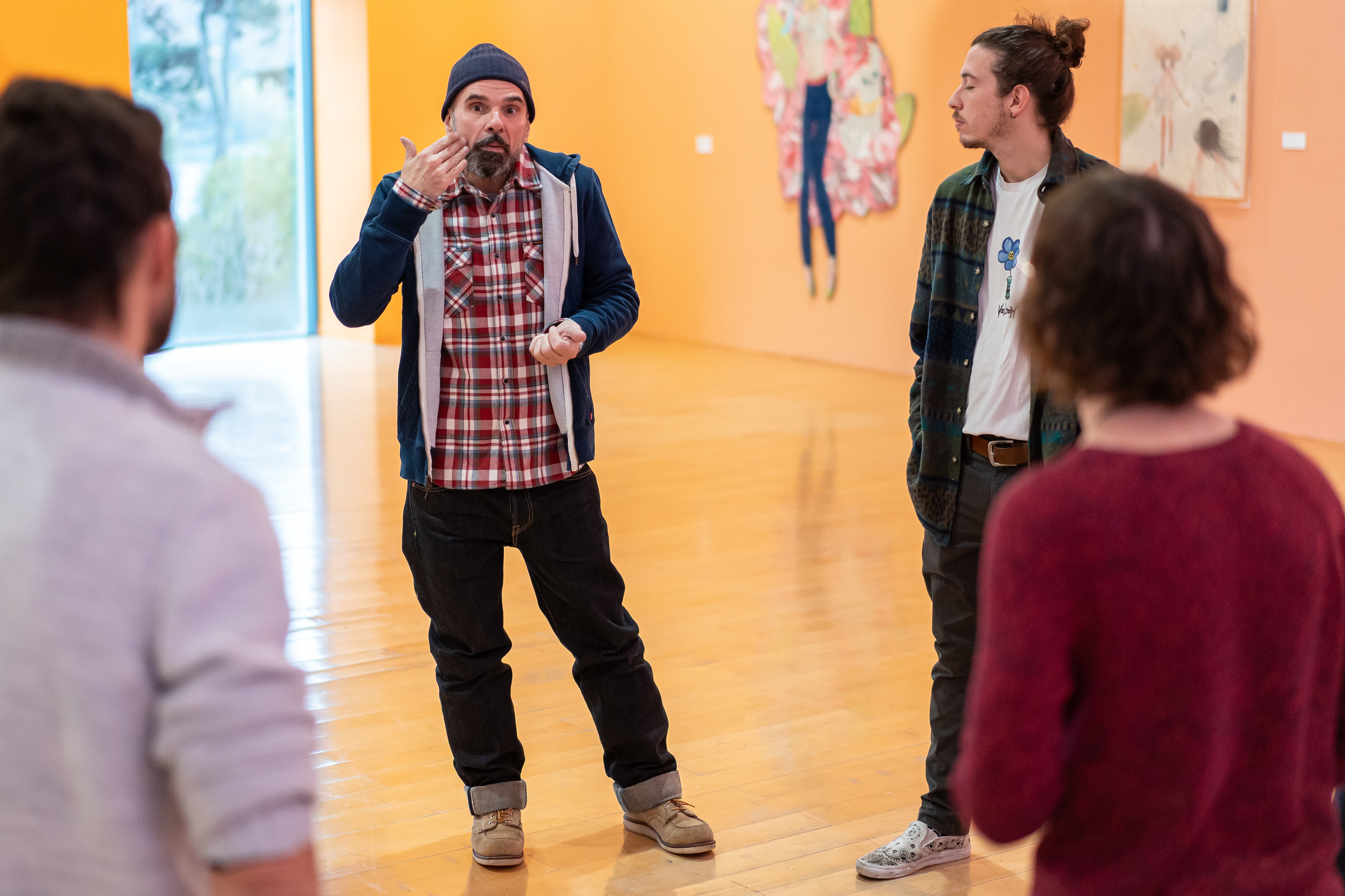 Visite commentée Musée d'art contemporain Lyon reportage LSF photographe
