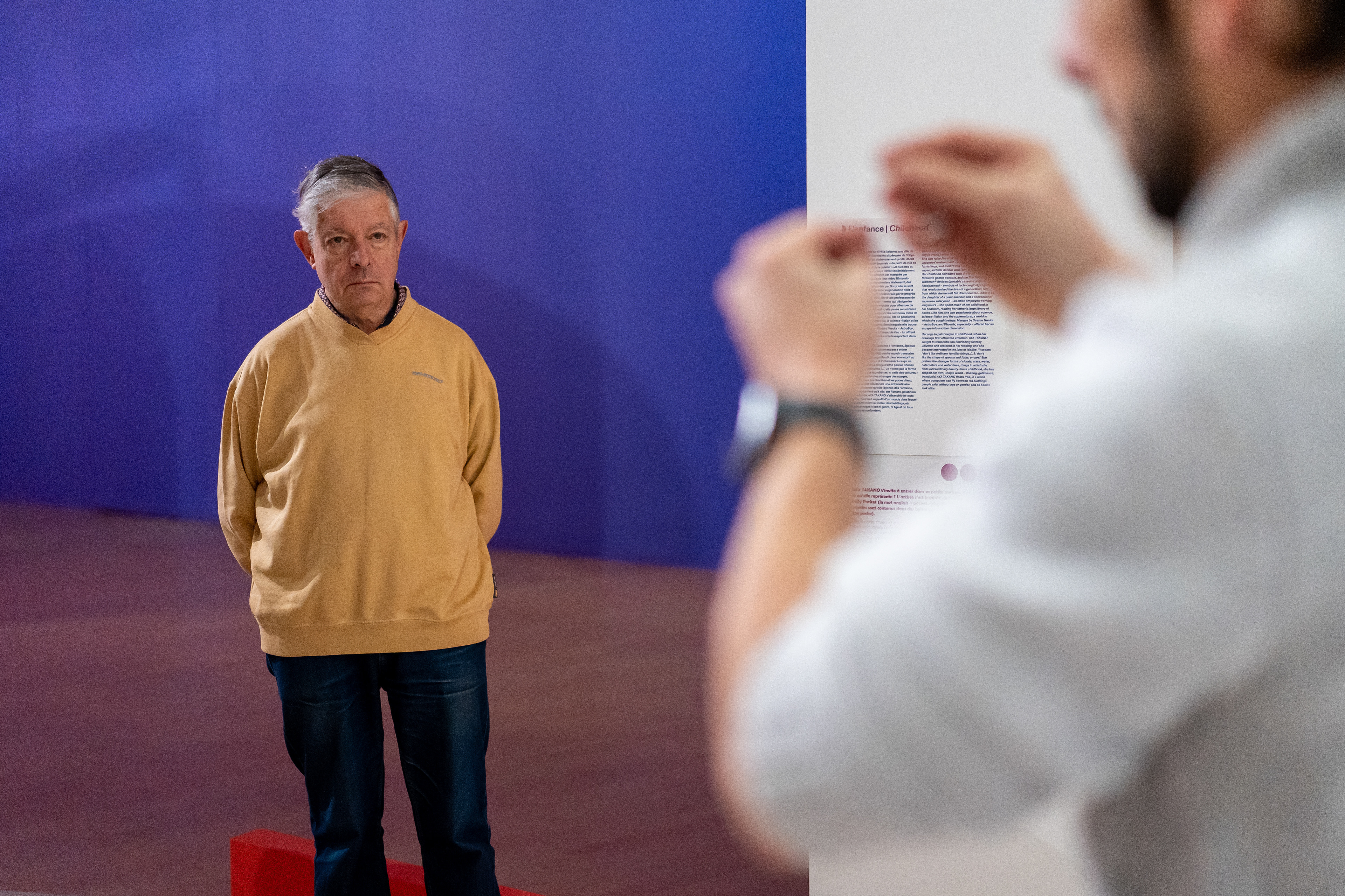 Visite commentée Musée d'art contemporain Lyon reportage LSF photographe