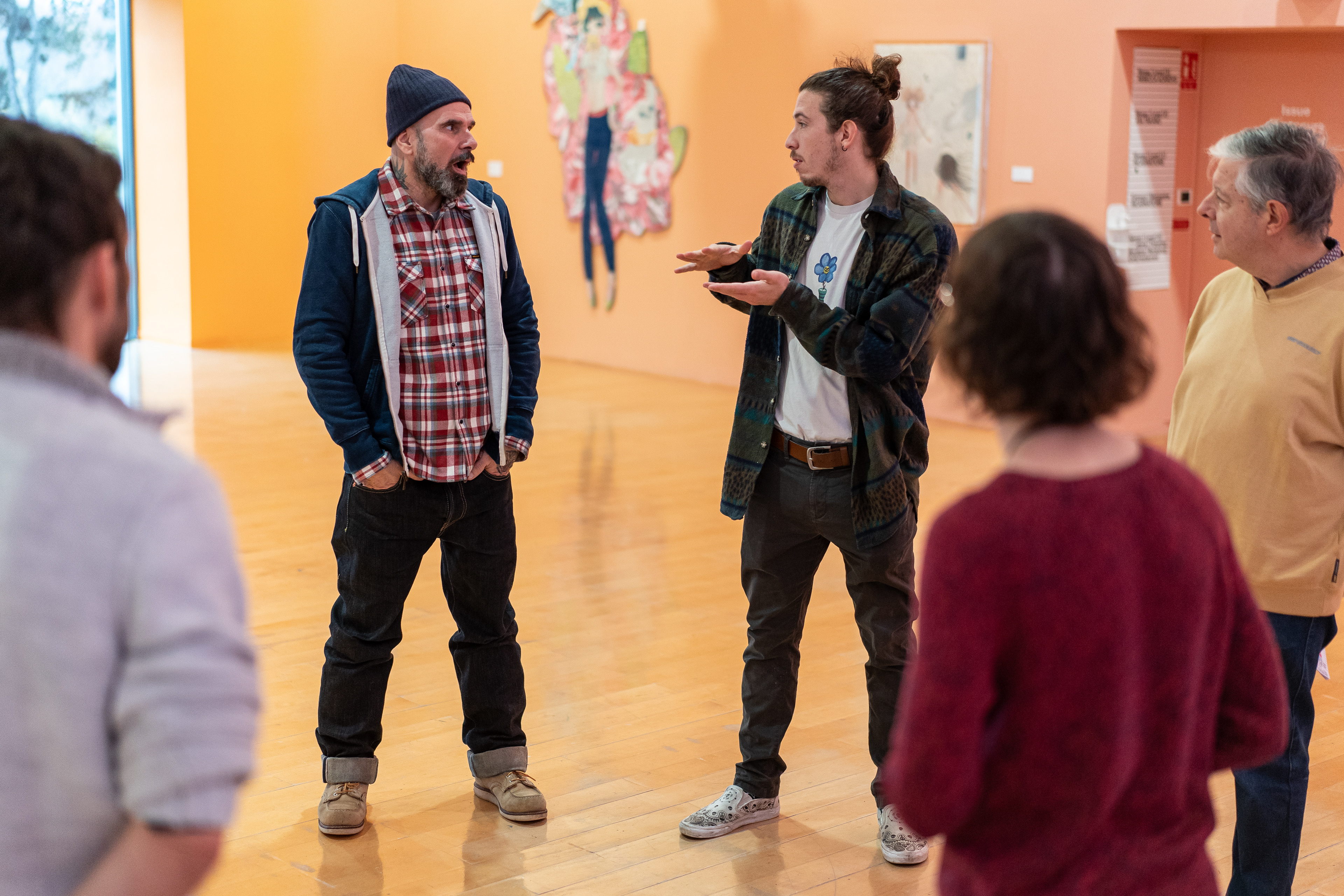 Visite commentée Musée d'art contemporain Lyon reportage LSF photographe