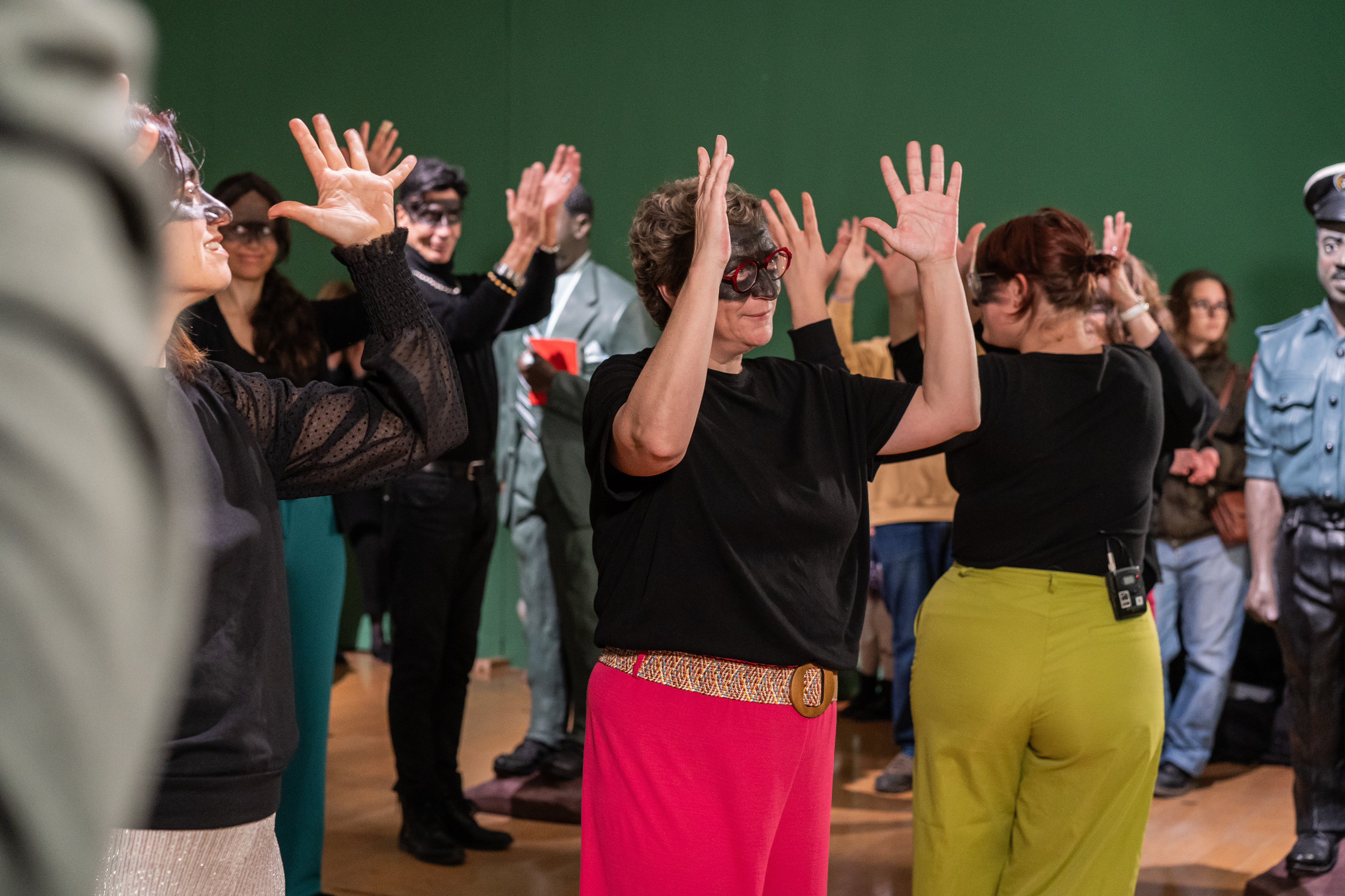 Visite commentée Musée d'art contemporain Lyon reportage LSF photographe performance