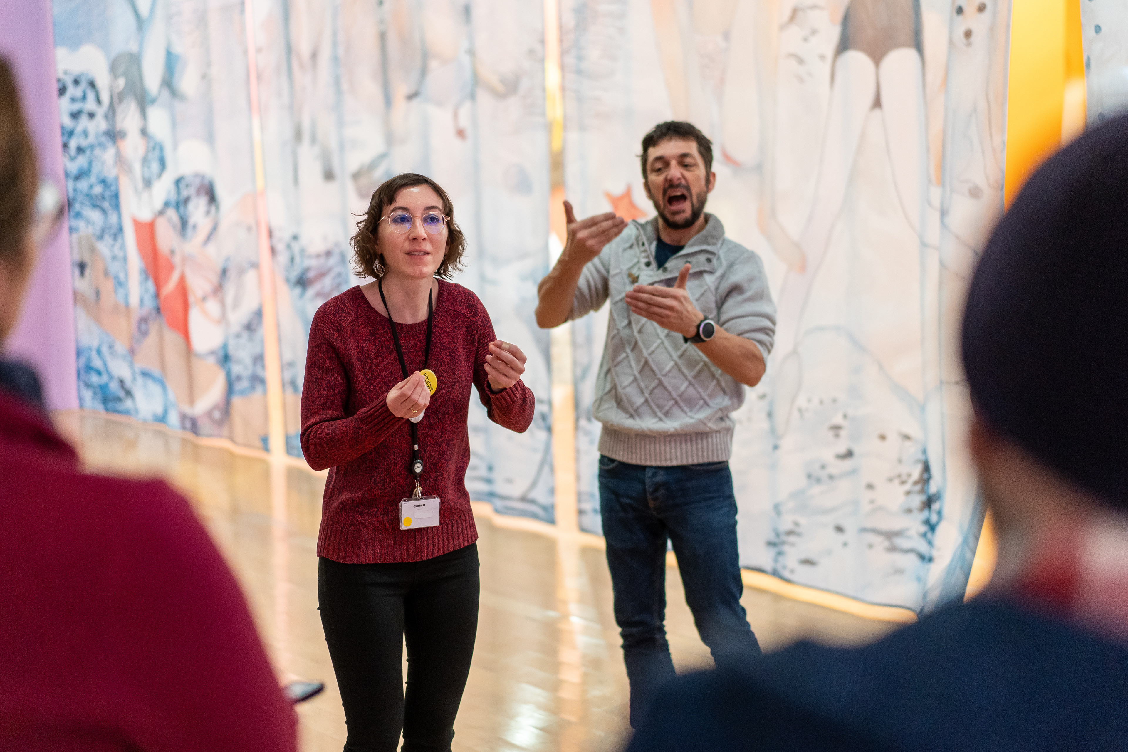 Visite commentée Musée d'art contemporain Lyon reportage LSF photographe