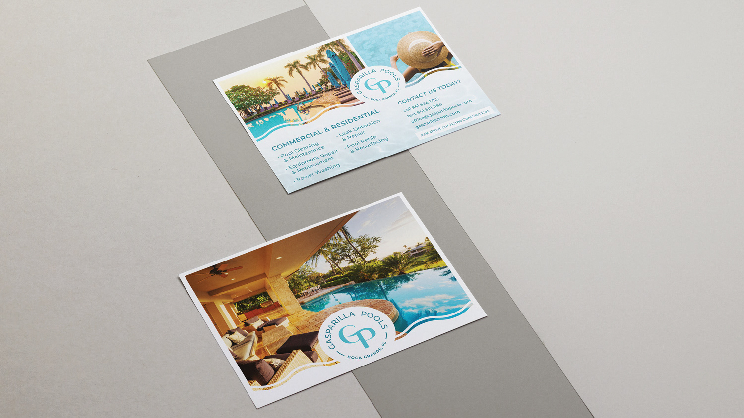 Promotional Flyer - Gasparilla Pools