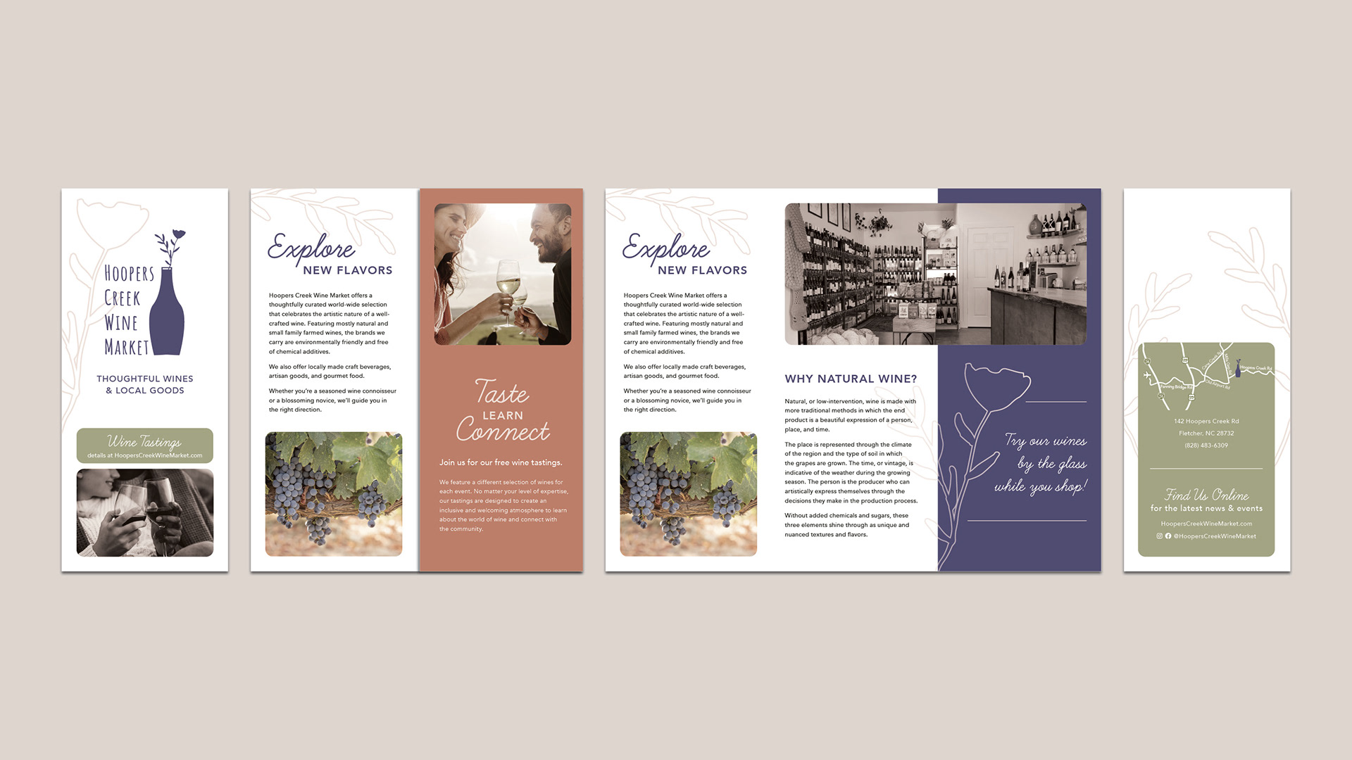 Trifold - Hoopers Creek Wine Market