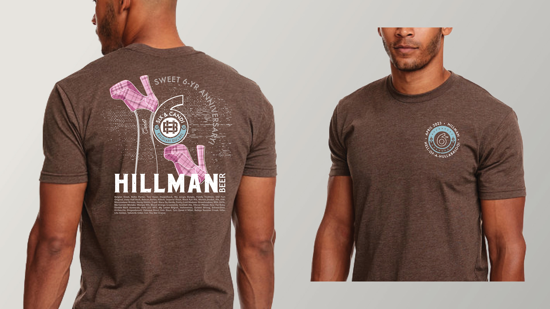 6th Anniversary T-Shirt - Hillman Beer