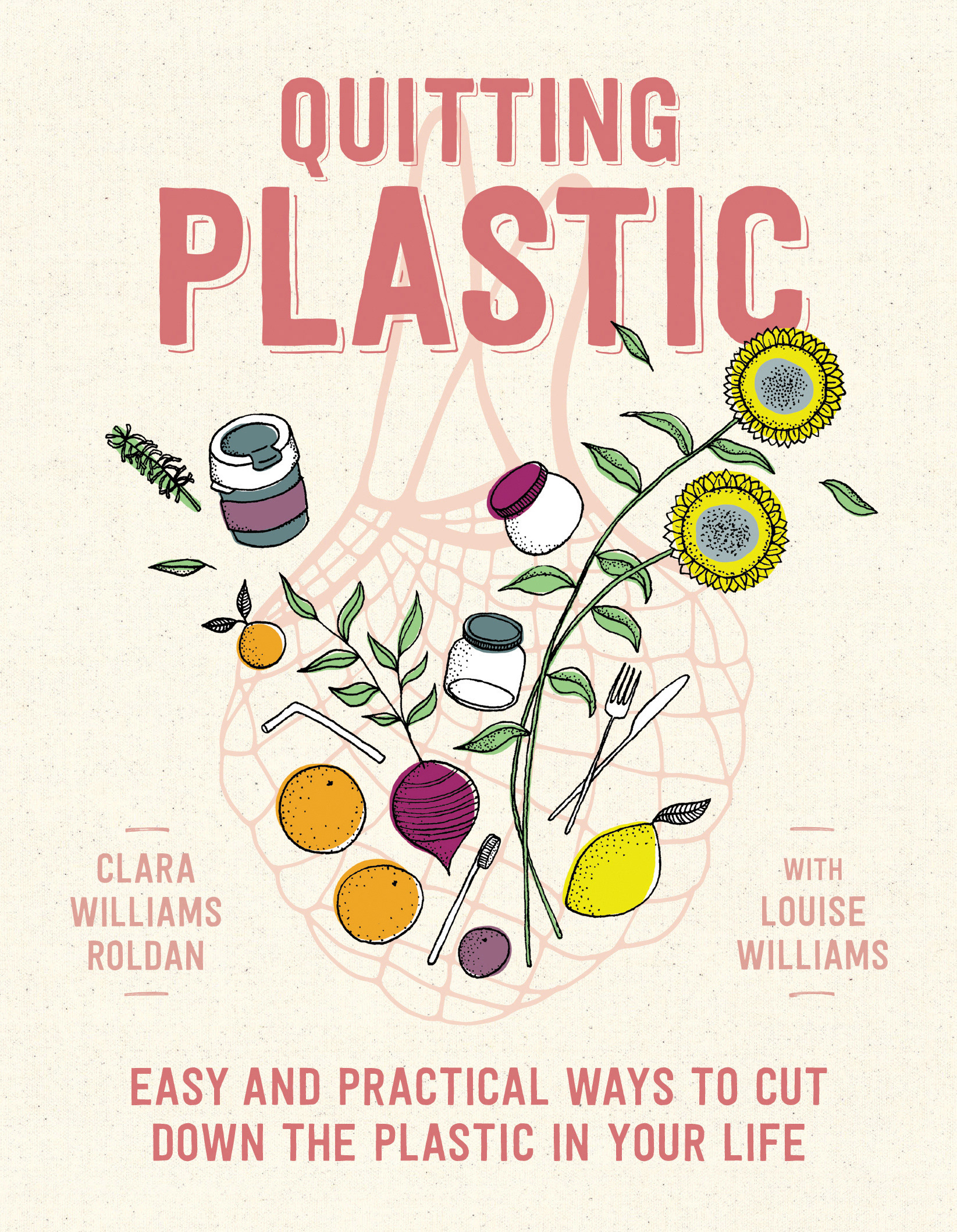 Cover illustration for 'Quitting Plastic', published by Allen & Unwin, 2019