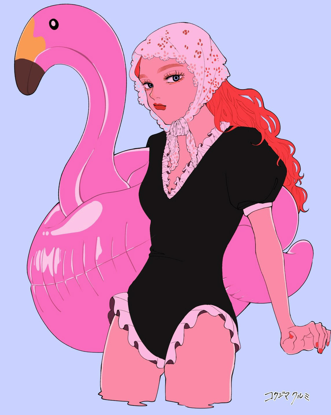 フラミンゴの子