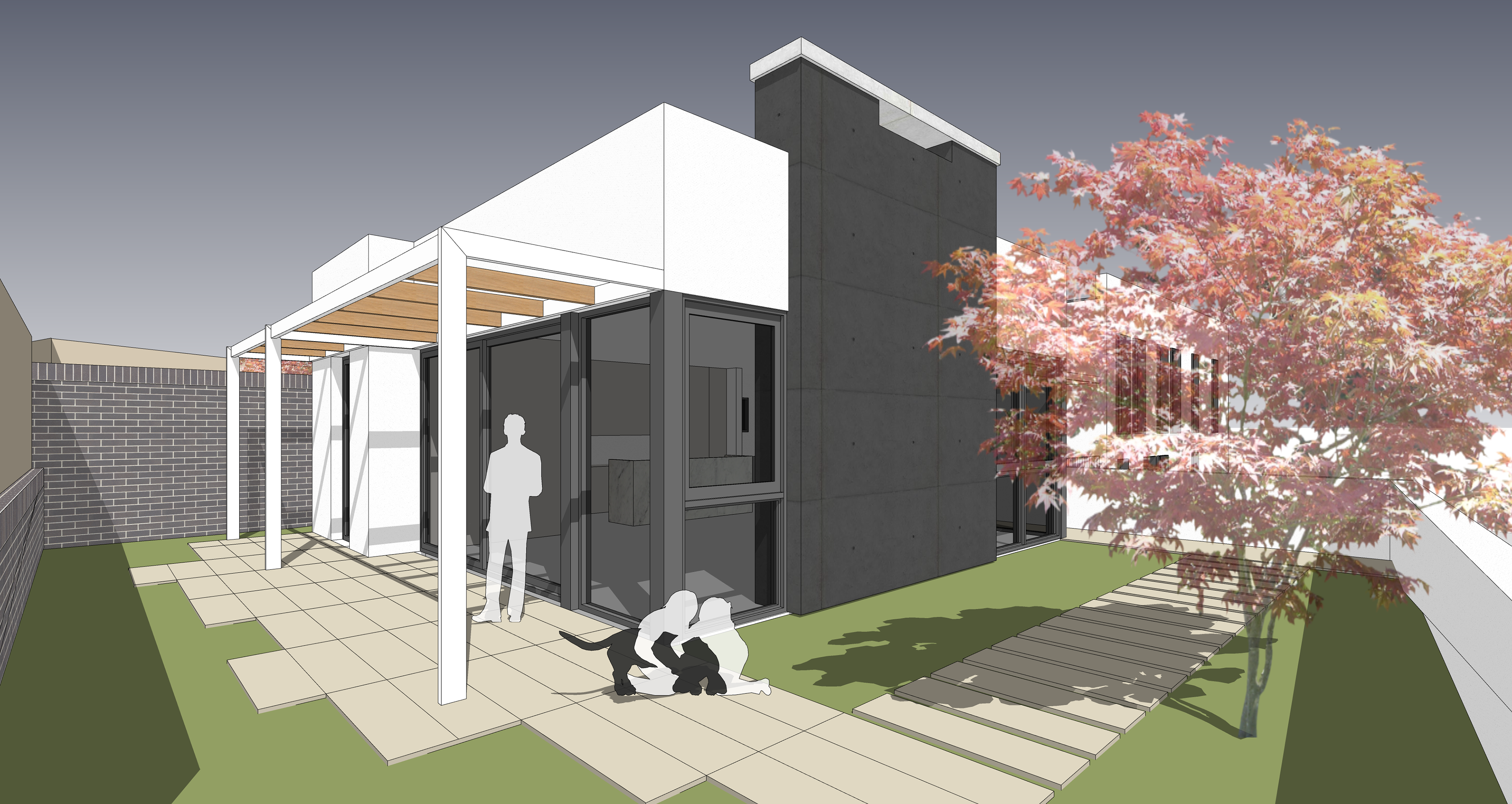 Residence 1 Courtyard